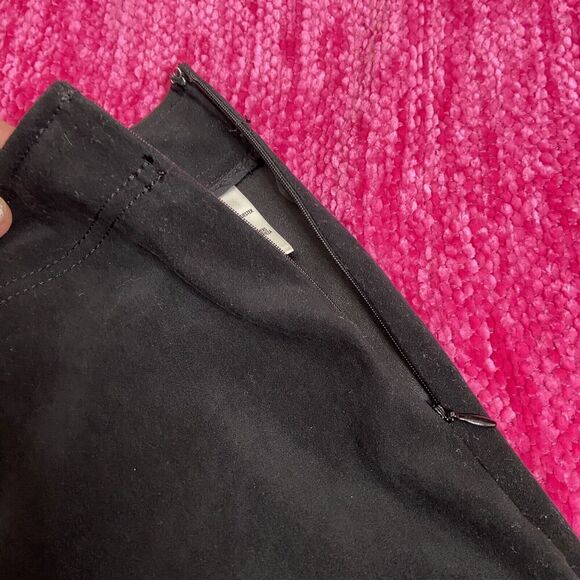 Casual Corner Annex Velvet Black Pants Size 6 - Picture 4 of 11